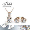 Destino joyería cristal de Swarovski EVA Set colgante y pendientes